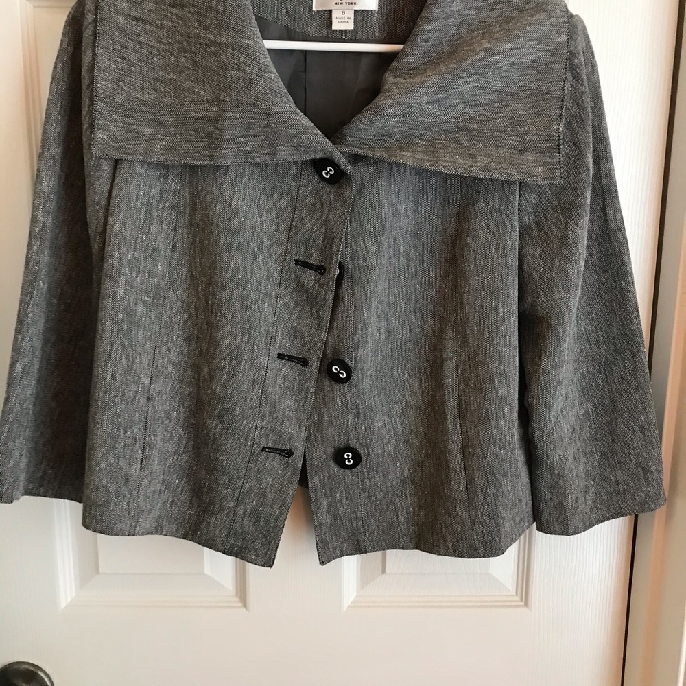 Cropped jacket.  It’s Jacket Season